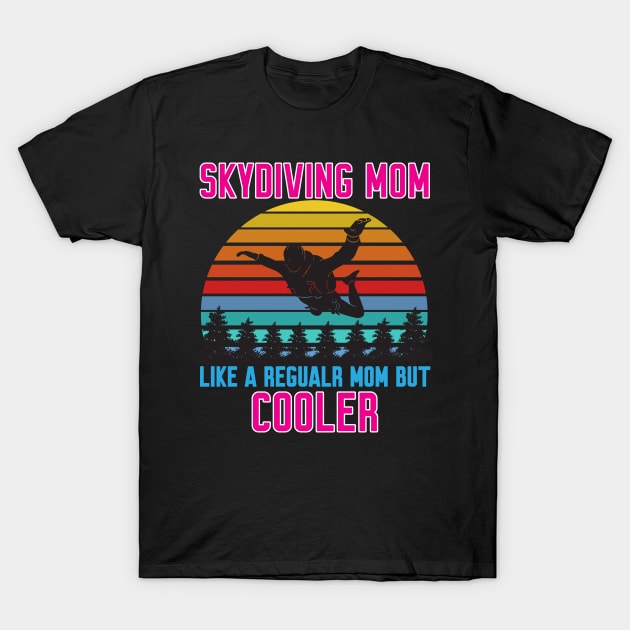 Funny Skydiving Mom-Christmas 2023 T-Shirt by Work Memes